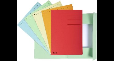 FOREVER® bedrukte map met 3 kleppen - 280gm² - 24,5x35 cm voor folio - Grasgroen