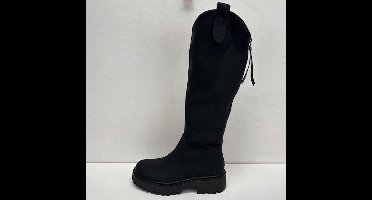 Hoge leatherlook boots zwart Zwart / 40