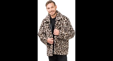 Luipaardprint Jas Heren - Maat L