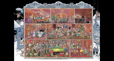 The Grand Cafe - Jan van Haasteren - puzzel van 1000 stukjes