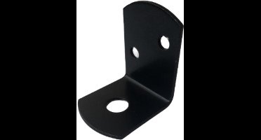 Hoek L-beslag zwart