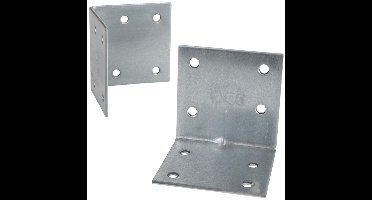Versterkingshoek - 60 x 60 x 60 mm - Verzinkt (2 stuks)