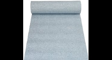 Tafellopers, stofkarakter, PV-Tissue Mix "ROYAL Collection" 24 m x 40 cm arctisch blauw "Textile"