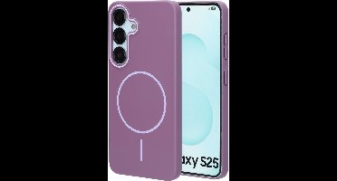 Mobiparts Slim Line Case geschikt voor Samsung Galaxy S25 - MagSafe Imperial - Paars