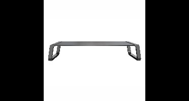 SVITA ANSAN monitorstandaard monitorverhoger computerbureau glas zwart