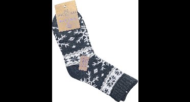 green-goose® Alpaca Damessokken - 1 Paar - Maat 35-38 - Grijs - 95% Alpaca Wol - Heerlijk Zacht - Uitstekende Kwaliteit - Lekker Warm en Rekbaar