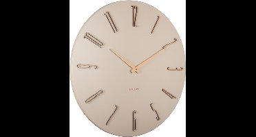 Karlsson - Wandklok Esmerado Large - Gebrokenwit- Ø60cm