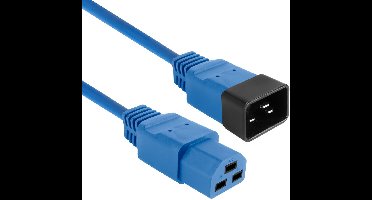 ACT Netsnoer C20 - C21 IEC60320 blauw 2,5 m AK5368