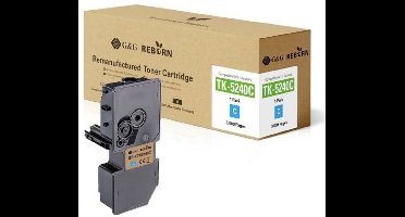 G&G Toner vervangt Kyocera TK-5240C Compatibel Cyaan 3000 bladzijden Reborn remanufactured 21305