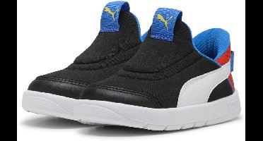 Puma Kinder Schuhe Low Courtflex v3 SLIPTech Inf 399735 Puma Black-Puma White-Redmazing-21