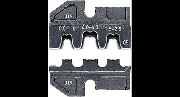 Knipex 97 49 05 Krimpinzetstuk Ongeïsoleerde, open connectoren Geschikt voor tangen Stekkerbreedte 2.8/6.3 mm 0.5 tot 6