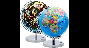 DailySupplies® Wereldbol Met Verlichting - Led Lamp Kinderen - Bureaulamp