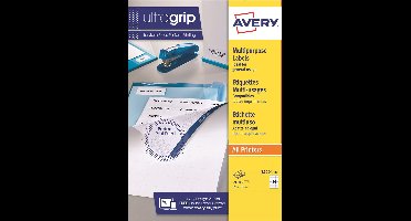 AVERY Multifunctionele etiketten, 70 x 37 mm, wit