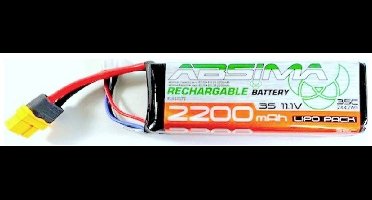 Absima LiPo accupack 11.1 V 2200 mAh 35 C Softcase