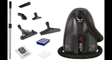 Nilfisk Select Superior – Energiezuinige stofzuiger met zak, 650 W motor, HEPA 13-filter, stille werking en complete accessoireset