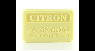 4x Savon de marseille citroen ezelinnenmelk zeep - biologische zeep - Herstellend & voedend - franse zeep