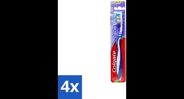 4 x Colgate - Tandenborstel - ZigZag Medium - 1 Tandenborstel - Tandenborstel - Zigzag Borstelharen - Tandenborstel Medium - Tandenborstel Hardheid - Mondhygiëne
