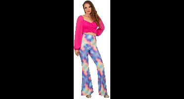 Flared broek Dames Kaleidoscoop - Maat S/M