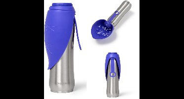 Dog Mate RVS Honden Waterfles - Geïsoleerde Thermosfles Voor Onderweg - 800ml