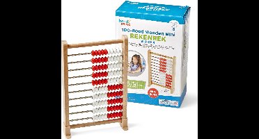 Rekenrek - 100 kralen (10 rijen) set van 4 st.