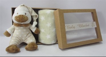 Unique Living | Plush Duck in the box sand