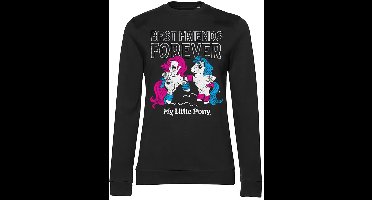 My Little Pony Damen Best Friends Forever Girly Sweatshirt Black-M