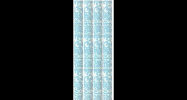 Benza cadeaupapier - Inpakpapier voor geboorte jongen Babyshower - 200 x 70 cm - 4 rollen
