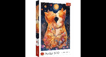 Trefl Puzzel 500 Stukjes: Kusje in Maanlicht