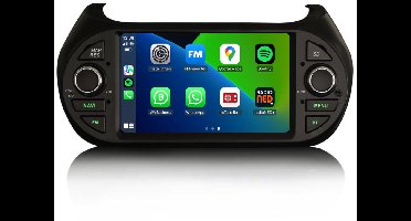 Carplay voor Fiat Fiorino Qubo | 2008 t/m 2020 | Android 12 | Draadloos Apple Carplay & Android auto | 2GB + 32GB | 8-Core processor | 2025 model | 2008 2009 2010 2011 2011 2012 2013 2014 2015 2016 2017 2018 2019 2020 | Bluetooth & Wifi