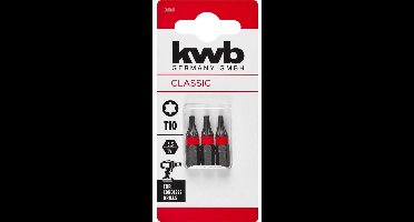 KWB Bitjes T10 - 25mm - 3 stuks