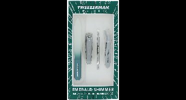 Tweezerman Emerals Shimmer Nail Care Set