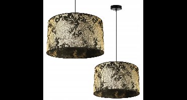 Hanglamp Glamour Goud Zwart - Eettafel Verlichting