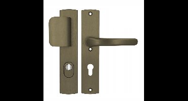 AXA Jupiter Deurkruk met FLEX F4 Beveiliging, Oud Goud 92mm
