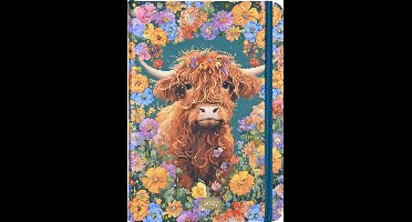 2027 Highland Cow Weekly Planner (16 Months, Sept 2026 to Dec 2027)