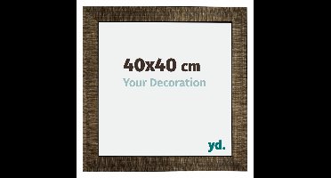 Your Decoration - Fotolijst 40x40 cm - Hout - Champagne Geborsteld - Leeds
