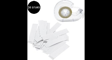 Purepeak Fashion Tape Set 36 Stuks + Tape Dispenser 5 meter - Dubbelzijdige Kleding Tape - Boob Tape - Transparant