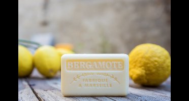4x Savon de Marseille Zeep Bergamot – 125g – Met Karitéboter – Handgemaakt & Plantaardig – Vegan – Zoete frisse citrus geur