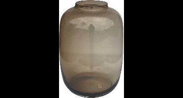 Vaas Lumen | Taupe | Mondgeblazen | Modern - Klassiek | Ø25 x H35 cm