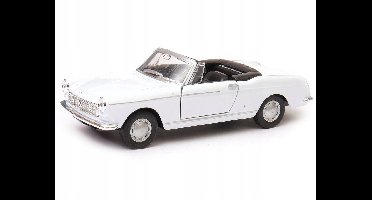 Welly Peugeot 404 Cabriolet 1:34 Modelauto Wit