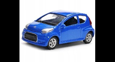 Welly Citroën C1 modelauto schaal 1:60 - Blauw