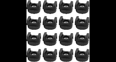 Dolaso Magnetische kabelbinderhouder-20 stuks Magnetische kabelbinderbasis Kabelorganizer Magnetische kabelhouder Clip-on kabelbinderhouder voor auto en kantoorbenodigdheden - 22 mm