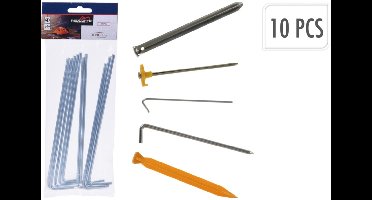 Redcliffs Tent Haringen Zilver 17 Cm Rvs 10 Stuks