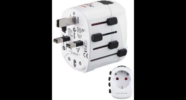 Hama Wereldreisadapter World Travel Pro 3-polig