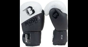 Booster Bokshandschoenen - Thunder Series 1 - Zwart / Wit 10 oz