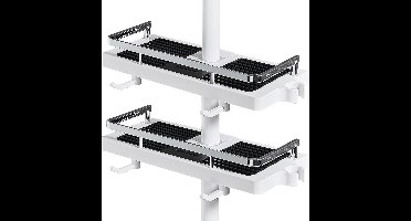 doucherek - set van 2 Stuks - Acrylonitrilbutadieenstyreen - wit