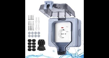 DailySupplies® Buitenstopcontact - Buitenstopcontacten Waterdicht - Tuincontactdoos