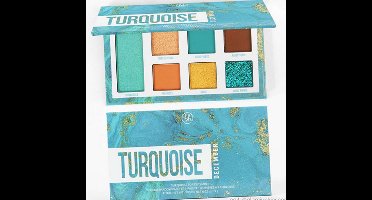 BH Cosmetics Turquoise Oogschaduwpalette – 6 Kleuren