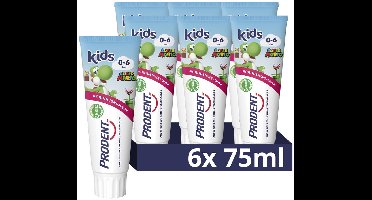 Prodent Tandpasta Super Mario 0-6 jaar - 6 x 75 ml - Voordeelverpakking
