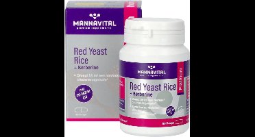 Mannavital Red Yeast Rice + Berberine - 60 capsules - cholesterol