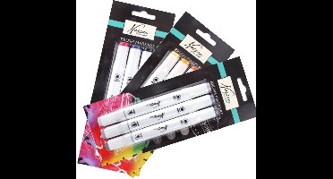 Dual Brush Markers Multi Color Alcoholmarkers - 3 Stuks